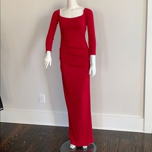 20% off! Nicole Miller long red dress NWT size 6!